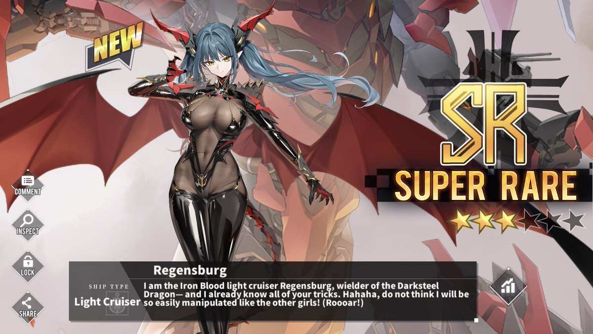 Akene_sama's tweet photo. @CelandineBB @AzurLane_EN Don’t know why you’re shocked. The demon trend has been a thing in Ironblood for half a decade. https://t.co/rYfiXUJc6r