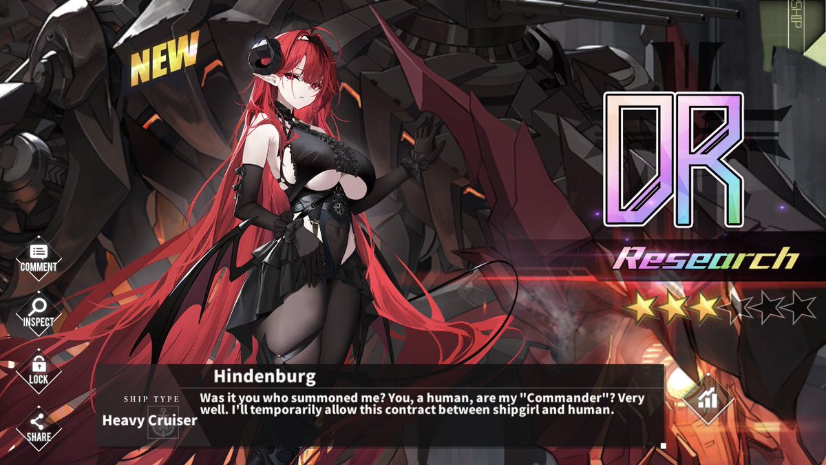 Akene_sama's tweet photo. @CelandineBB @AzurLane_EN Don’t know why you’re shocked. The demon trend has been a thing in Ironblood for half a decade. https://t.co/rYfiXUJc6r