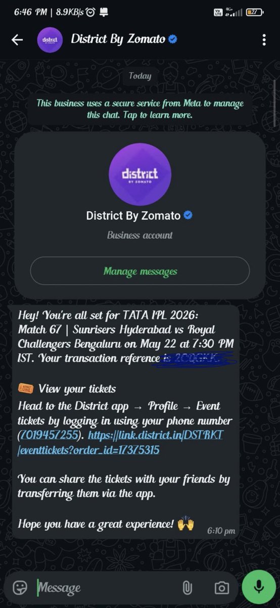 DkChandru18's tweet photo. RCB vs SRH 1 ticket available! 
DM to get! reasonable price!! 
#rcbvssrh #srhvsrcb #rcb #srh #srhtickets #rcbtickets https://t.co/tbJ3TxgNC9