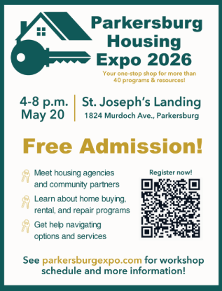 CAS_Cable's tweet photo. The Parkersburg Housing Expo is coming up on Wednesday! 🏠 Check out the resources available to help you make a home.  Go to https://t.co/5iRGDBmsq8
or
https://t.co/LHjTzdwsHX for more information. https://t.co/BHguZVHq4f