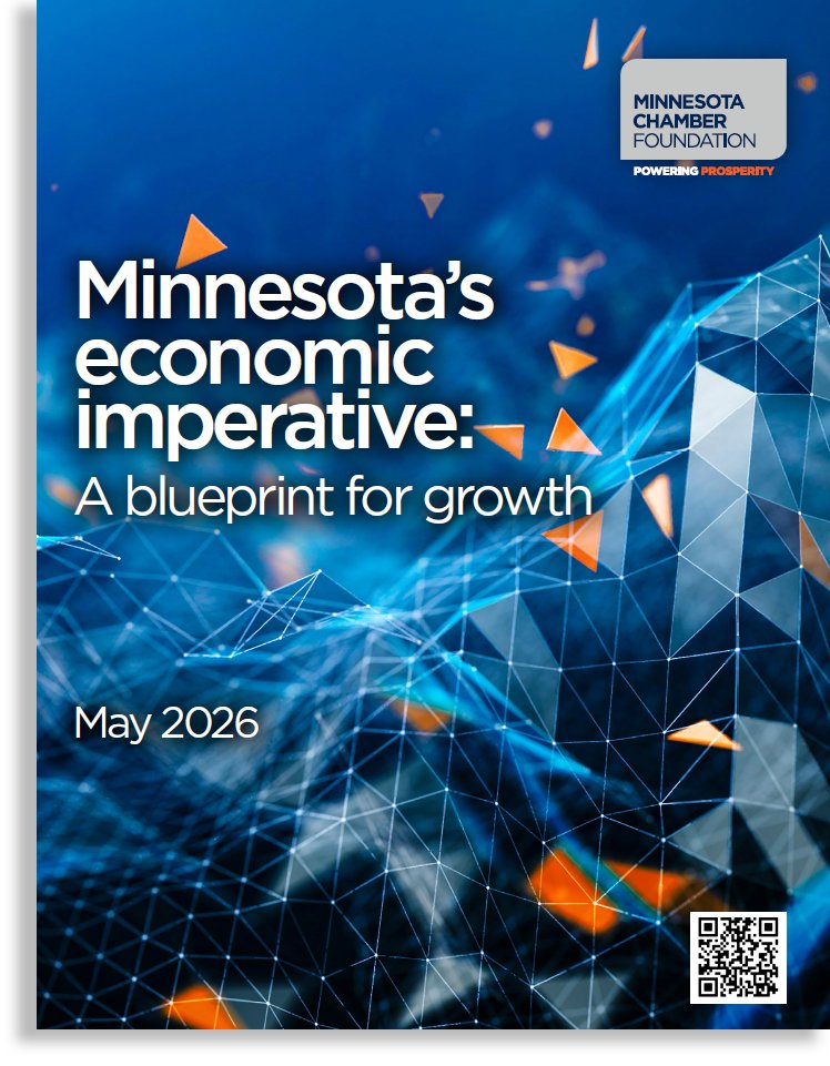 MN_Chamber's tweet photo. NEW: The Minnesota Chamber Foundation today released Minnesota’s economic imperative: A blueprint for growth, a new report outlining strategies to strengthen the state’s economy and expand opportunity and prosperity across the state for future generations. 

https://t.co/P4qWISPwcR