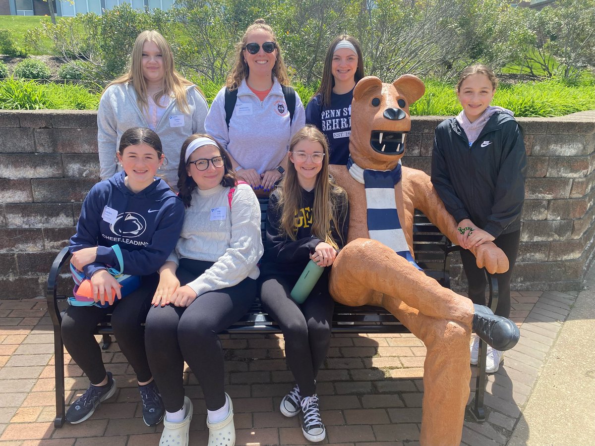 HCJuniorHigh's tweet photo. Some Grade 7 math students attended Penn State Behrend’s Math Options Career Day this week. They learned Morse Code, built tennis rackets and took Barbie and Ken bungee jumping! What a great day! #IMPACT360 @HCSDHuskies https://t.co/ajGQt6EcG2