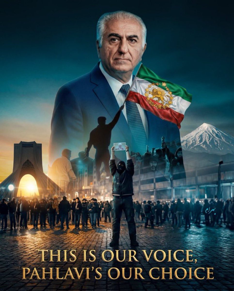 Adn2526's tweet photo. @IraninSA Our Voice,Our Choice,Our Leader #kingrezapahlavi ✌️
#freeiran 🕊️
#iranrevolution 💪
 #iranregimechange 🎯
#stopexecutionsiniran 🩸
#digitalblackoutiran 📶
#stopsuportislamicrepublic 🕸️
#islamicregimemustgo 🫵🏻
#stopsuportingterrorism 🫷🏻
#freeprotestersiniran ✊🏻 https://t.co/hwDl3X9Wne