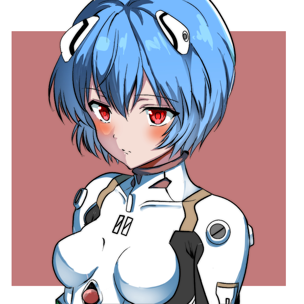 綾波レイ 「ワンどろで描いたけど どうせなら完成させた #綾波レイ #新世紀エヴァンゲリオン」|かみやんみょん illustrator@Skeb募集中のイラスト