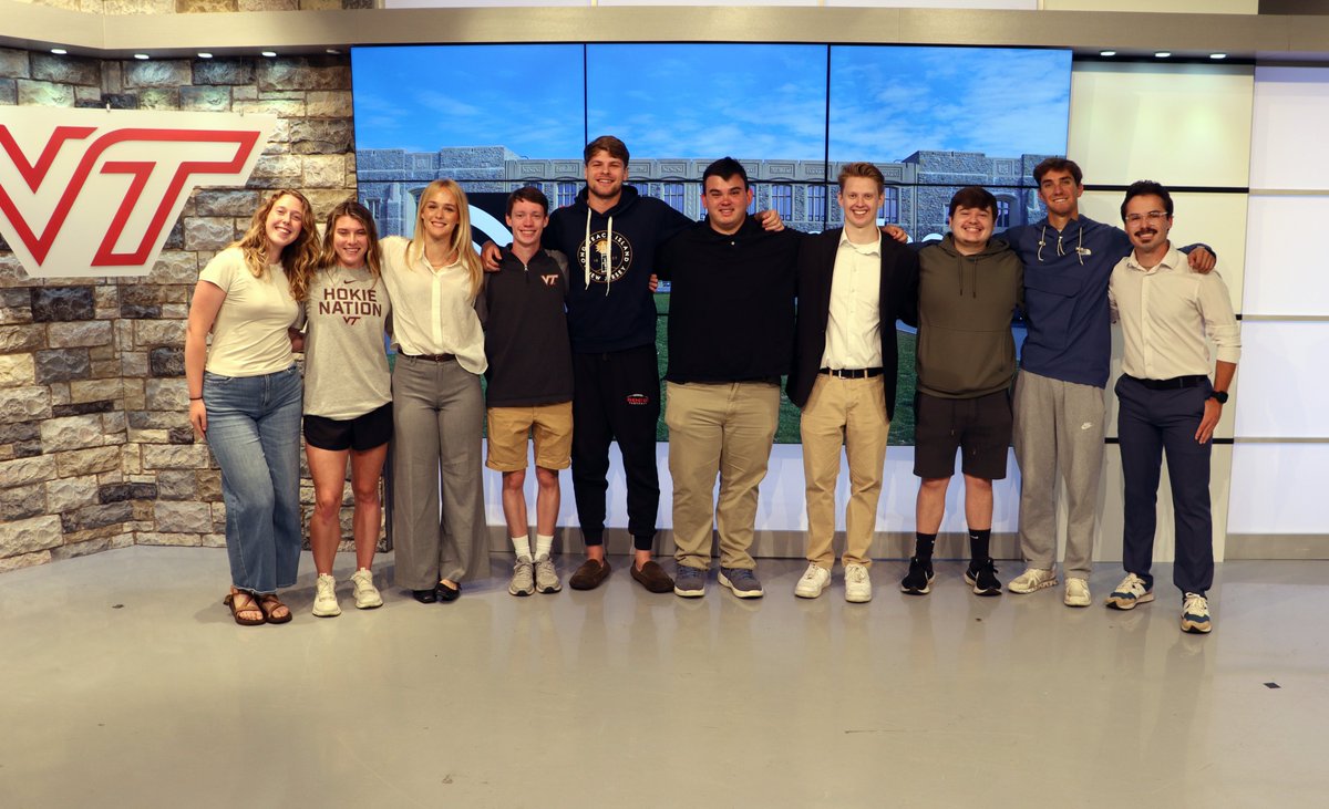 tweetTNF's tweet photo. Congratulations to these journalists from the broadcast division of The News Feed as they graduate and become Hokie alums! 👏 https://t.co/PjOIadmzZ0