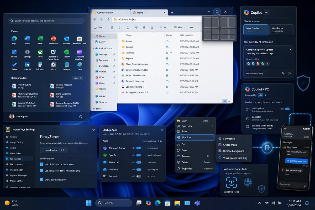 windowsforum's tweet photo. 🪟 32 “hidden” Windows 11 features? Cool. Microsoft really saw “discoverability” and said “nah, let’s sneak it into Settings + optional apps.” This is why Windows feels like quests, not a OS.
https://t.co/NkUhqghnFG
#Windows11 #Powertoys #HiddenFeatures #AiAndSecurity https://t.co/hJ8LTkQYsa