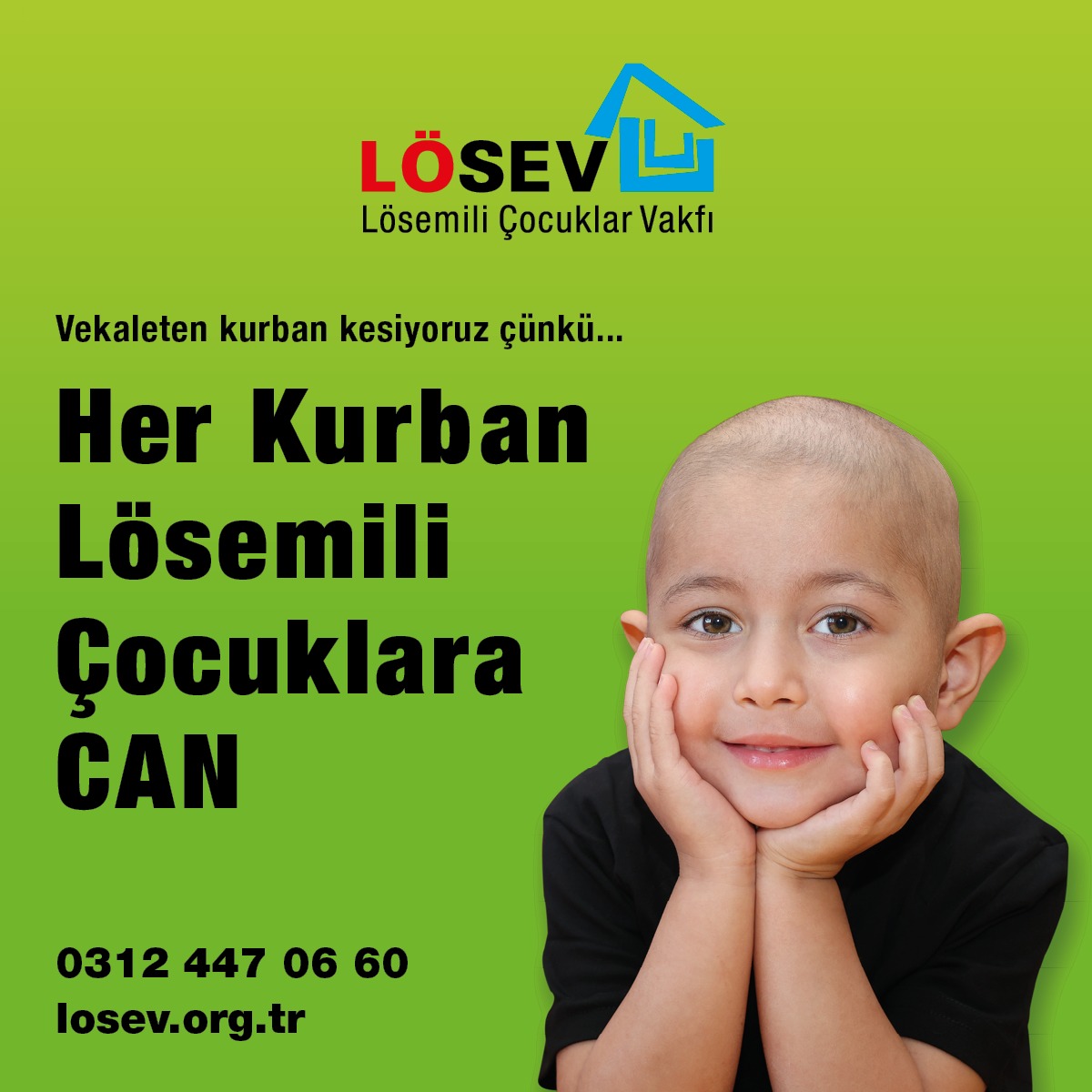 losev1998's tweet photo. Vekaleten kurban kesiyoruz çünkü:
Her Kurban Lösemili Çocuklara Can💚

Nasıl Bağış Yapabilirim?
- Elden veya kredi kartı ile ofislerimizden
- Banka ve mobil bankacılık bağış ekranlarından LÖSEV
- 0(312) 447 06 60
- CAN yaz 3406'ya SMS gönder (550 TL)