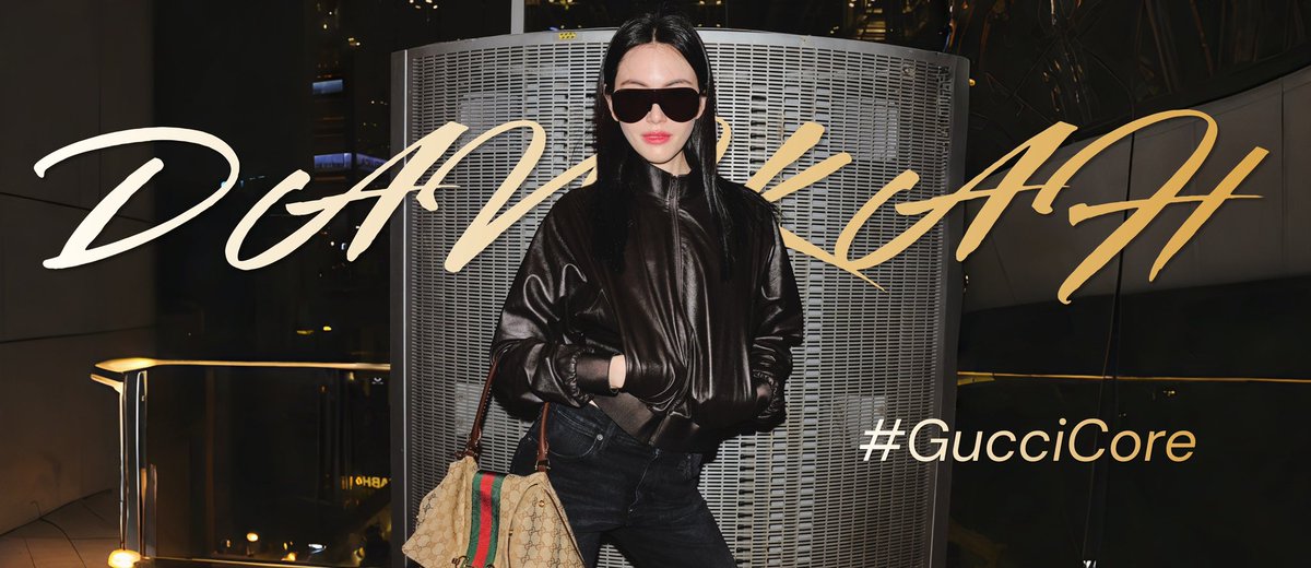 DavikahStand's tweet photo. Gucci Brand Ambassador “ใหม่ - ดาวิกา โฮร์เน่” เดินทางสู่มหานครนิวยอร์ก สหรัฐอเมริกา เพื่อร่วมชมแฟชั่นโชว์ Gucci Cruise 2027  @gucci 

#DavikahXGuccicore
#GucciCore
#ใหม่ดาวิกา #davikah https://t.co/oQnkcZ1yCV