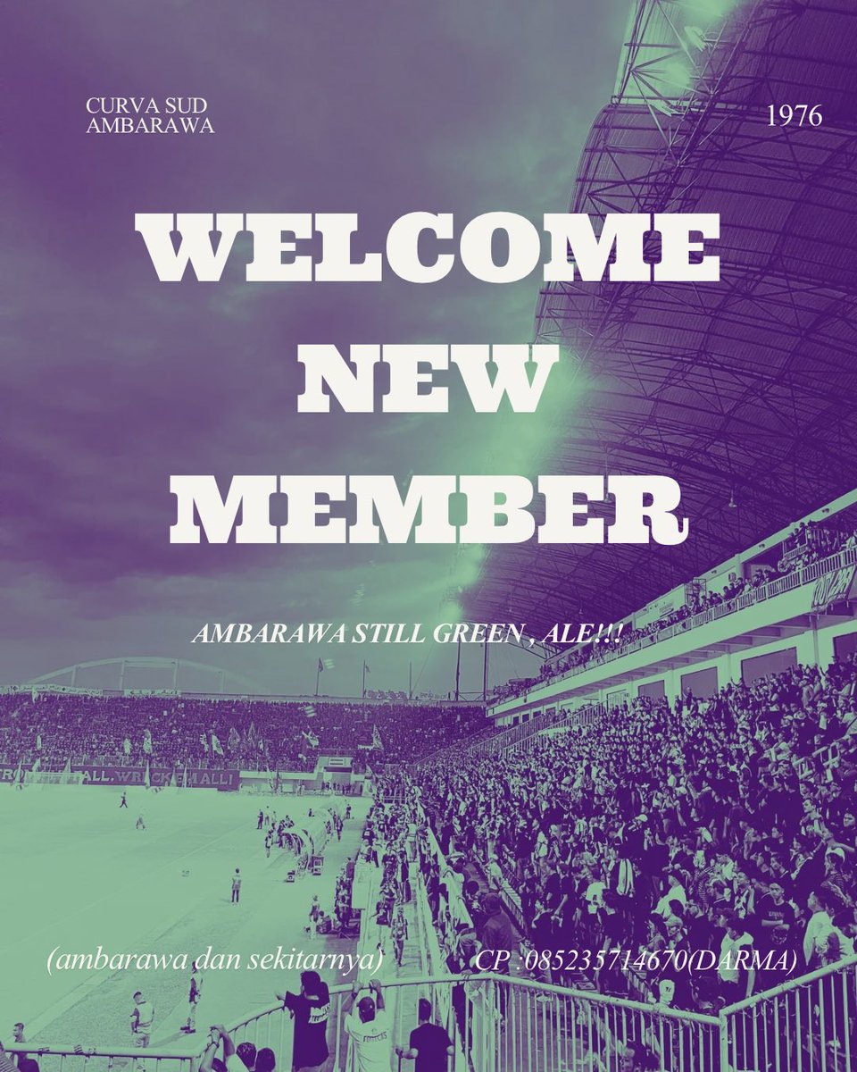 AMBARAWAxPSS's tweet photo. Tidak semua harus sekarang ,tapi semua dimulai dari sekarang💥

Ambarawa still green. 
FOR PSS SLEMAN, Ale!

Cp:
0852-3571-4670(Darma) https://t.co/kDigcMQSBM