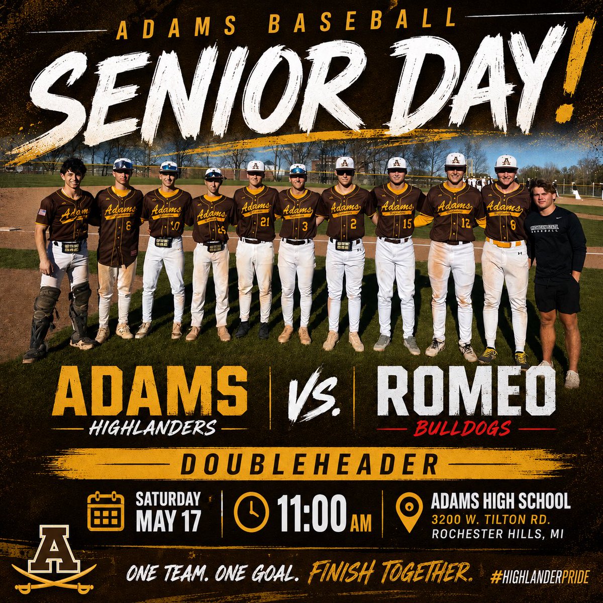 Rochester Adams Baseball tweet media