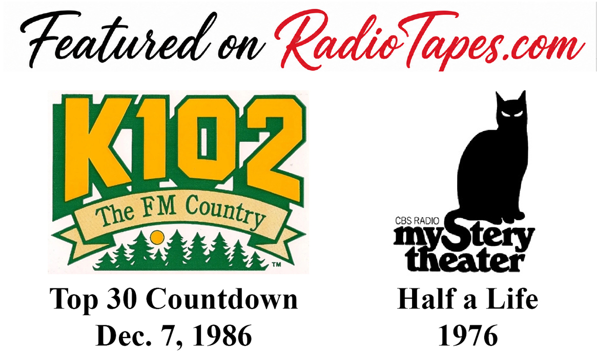radiotapes's tweet photo. A K102 (KEEY-FM) Top 30 Countdown from 1986 and a 1976 episode of CBS Radio Mystery Theater, “Half a Life,” have been posted. With CBS News Radio ending its broadcast service on May 22, 2026, RadioTapes continues to share historic CBS Radio airchecks. https://t.co/s6H8J1ceAH https://t.co/RX36IY6Pyz