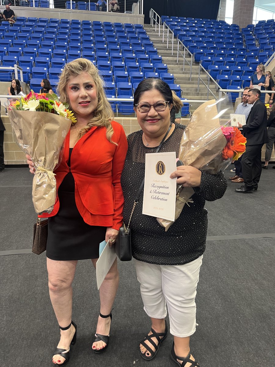 NISDTeachLearn's tweet photo. We’re still buzzing from our Northside Employee Recognition &amp; Retirement party! 🥳
Big cheers to: 
⭐ Maria on an incredible 20 years
⭐ Ale's retirement🥂
⭐ Norma for her 10-year pin! 🎖️
We have the best team in the world! 🎈🎊
#WhatsHappeningAtNAC #ThisIsNorthside #NISD https://t.co/j1q8U7saF9