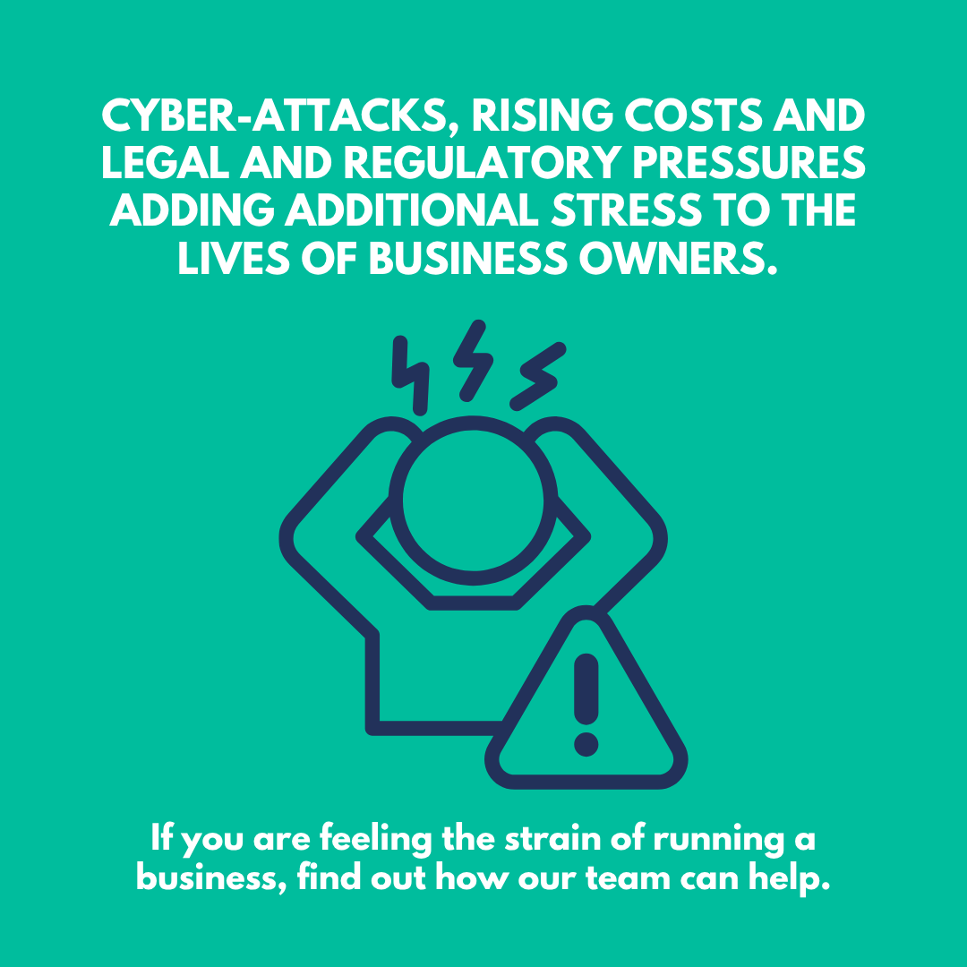 MJBushellAcc's tweet photo. Cyber-attacks, rising costs and legal and regulatory pressures are all adding additional stress to the lives of business owners, according Hiscox's latest study. 
 
If you are feeling the strain of running a business, find out how our team can help. 
 
#SMEs #EssexBusiness https://t.co/NJu4Wn55Rj