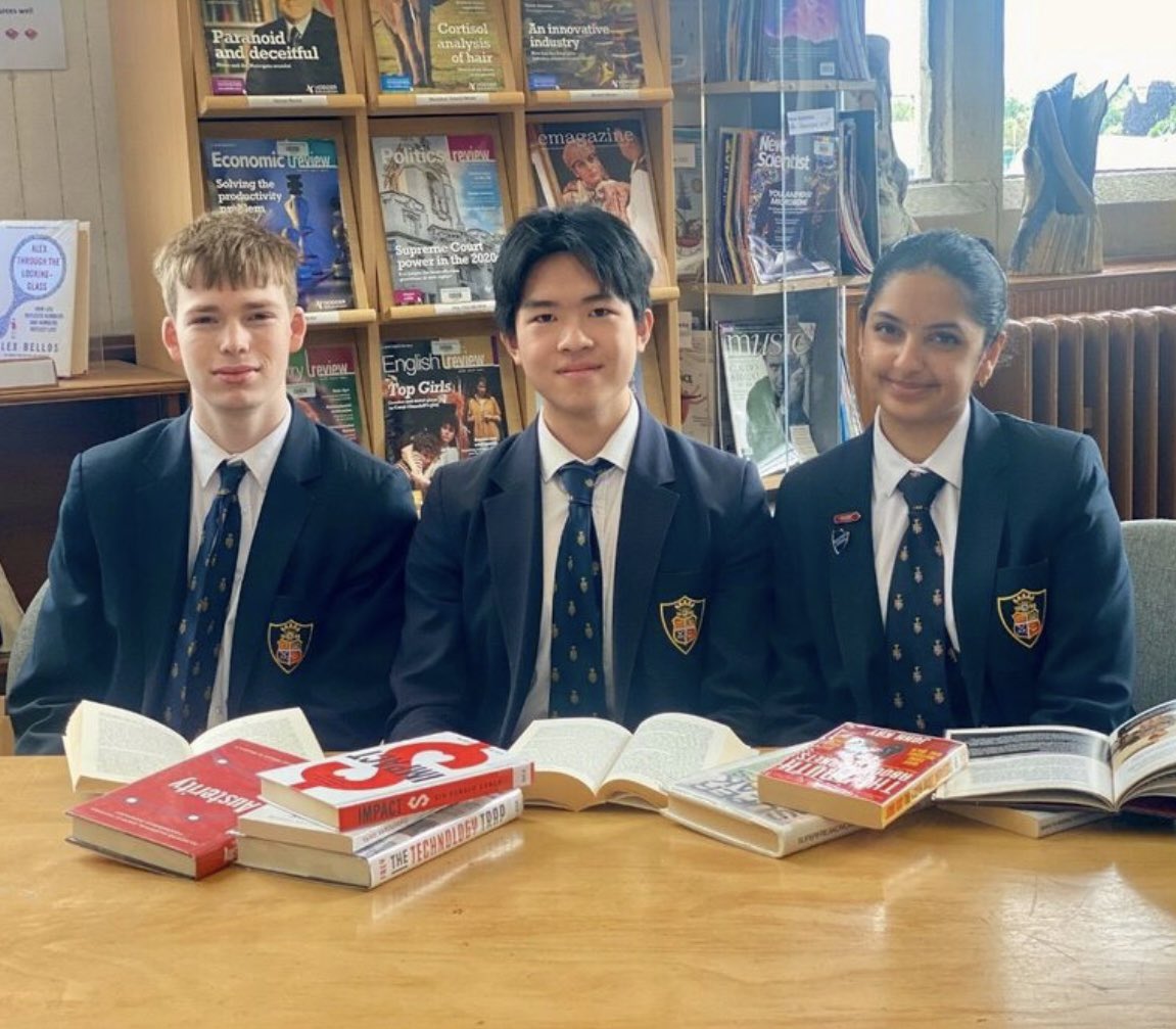 RiponGrammarSch's tweet photo. These three amazing RGS students have been placed among the top 50 young economists in the country. Well done, George, Ray and Manya! πππ
Read more: https://t.co/oanHOrmv0G
#proud #teamRGS #economists #boardingschool #yorkshire https://t.co/waxJPM7Pkj