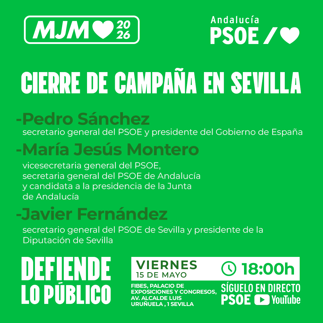PSOE tweet media