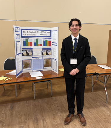 BGSchools's tweet photo. Good luck to BGHS freshman Brady Stierwalt as he competes tomorrow at the Ohio Academy of Science State Science Day in Columbus! He qualified by earning a Superior rating at Regional Science Day at the UT for his project, “The Effects of Food Matrices on Probiotic Viability.” https://t.co/amwtkeeSg7