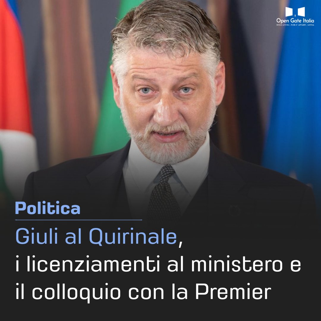opengateitalia's tweet photo. 🔎 #WeeklyPills
Giuli al Quirinale; Meloni al question time tra economia e nucleare; ok del Senato in prima letture al #DLFiscale; via libera del CDM a missioni 2026 e investimenti strategici.

Il recap politico del #team di #OpenGateItalia 👉 https://t.co/wU5ulZzzk2 https://t.co/tgj4g6iBHf