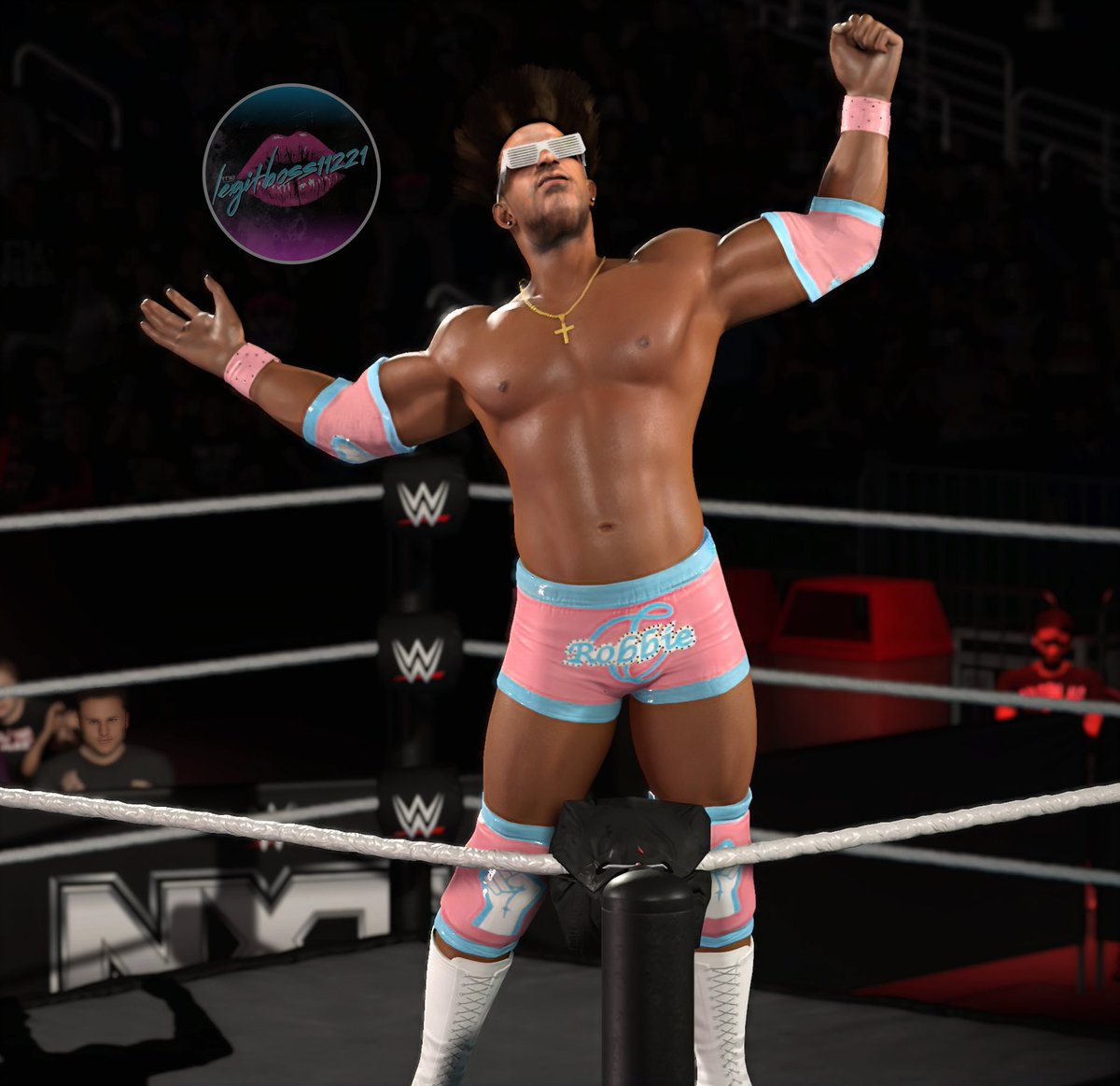 legitboss11221's tweet photo. Happy Friday! Who's ready to GTW???✊✊✊
Robbie E available for early release now on my Page and @dot_discovery.
#WWE2K26 #PCMods https://t.co/XhGZ7Uy2wQ