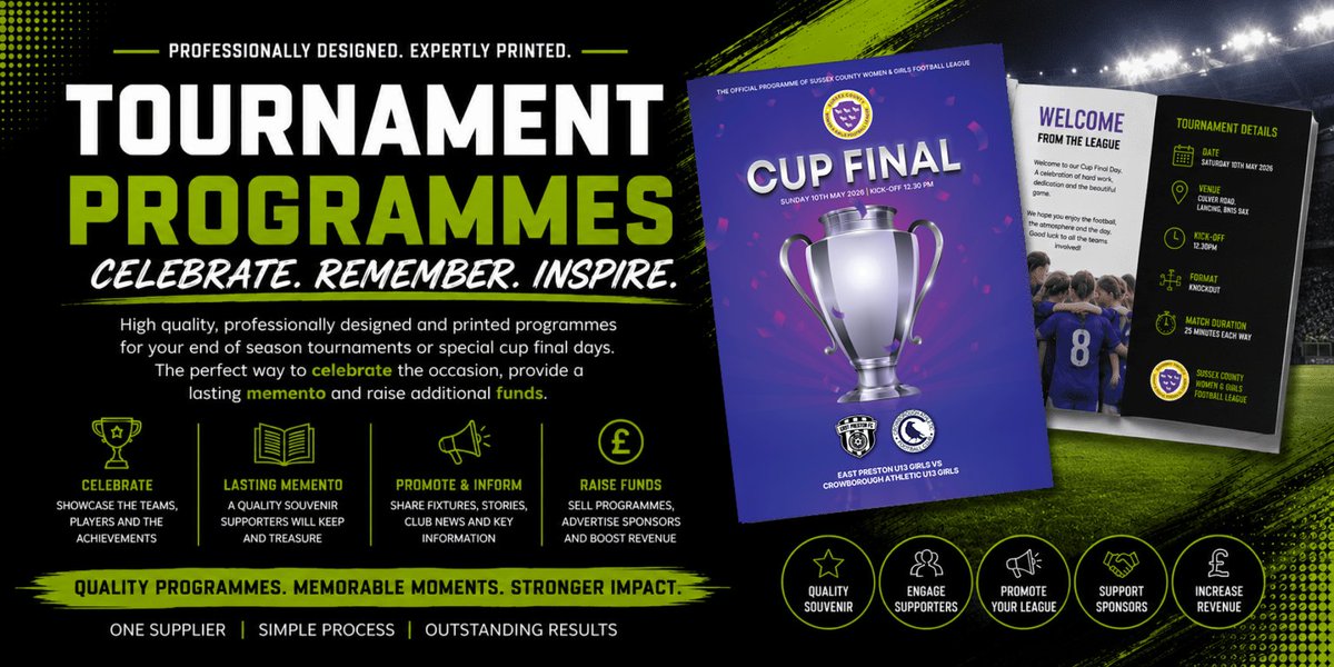 Matchday Programmes - Design & Print Service tweet media
