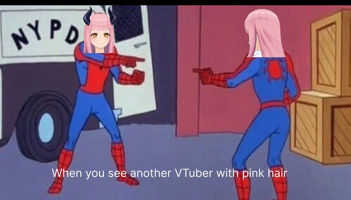 CaliWell_'s tweet photo. vtubers with pink hair meeting each other like they weren’t created from the exact same pinterest color palette
#Streamers #VTubers https://t.co/sB7LpH8y7C
