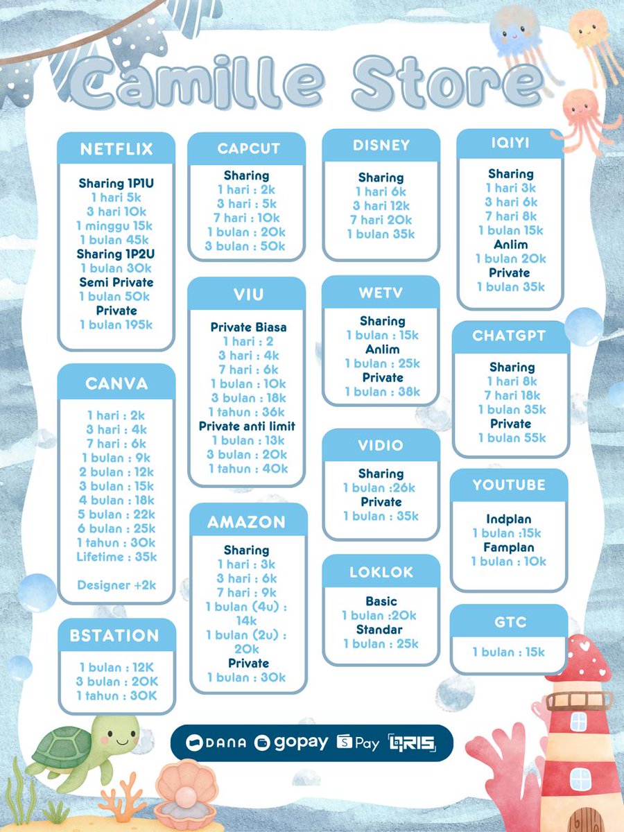 cqvette's tweet photo. hai haii cari app prem murah? terpercaya? disini tempatnya.

Sedia :
N3TFLIX 
CNVA
C4PCUT
BSTATIoN 
DISNEY 
AMAZON
VIDIO
WETV
IQIYI
LOKLOK
CHATGPT 
YOUTUBE 

⊹  💌  ៶៲៸ ꒰  testi : https://t.co/yEvNvZMegc
⊹  💬  ៶៲៸ ꒰  wa    : https://t.co/o0Z2N3ILYh

#zonauang https://t.co/osuOEzsOcH