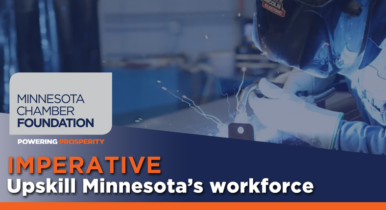 MN_Chamber's tweet photo. Upskill Minnesota’s workforce: Revitalizing how people gain the education, training and experience needed to drive prosperity and productivity. 

• Shift to an employer-centered workforce system focused on talent development.

• Strengthen business-education partnerships.

https://t.co/P4qWISPwcR