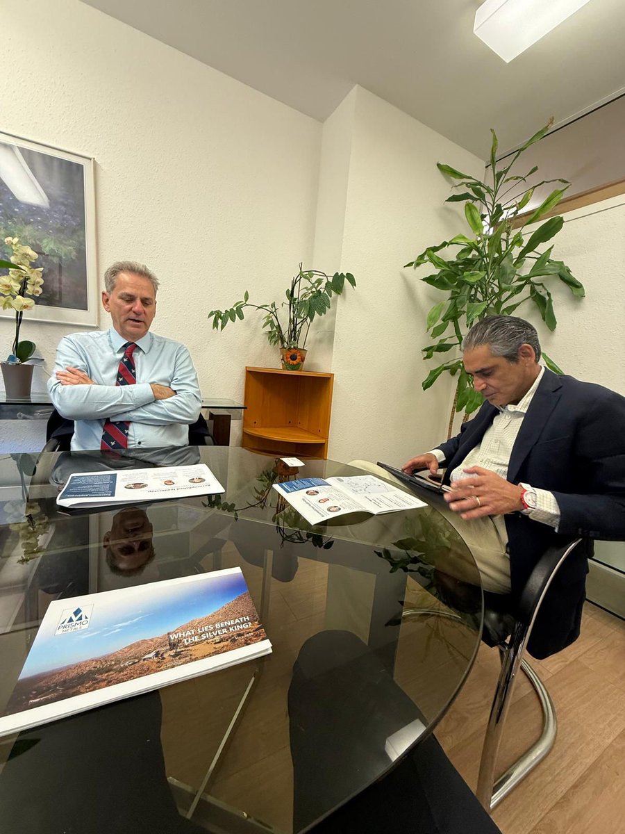 PrismoMetals's tweet photo. CEO Alain Lambert is in Europe this week introducing investors to our multi-asset #Arizona portfolio. As the global push for critical minerals accelerates, we are ensuring our projects in this Tier-1 mining jurisdiction get the visibility they deserve.

$PRIZ.CN #mintwit #copper https://t.co/zHmorYh3np