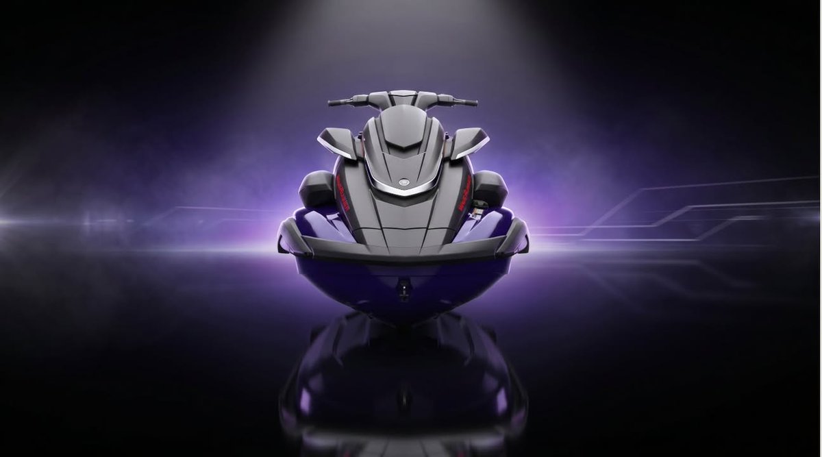 YamahaBoating's tweet photo. The Yamaha FX SVHO WaveRunner in Nightshade. Supercharged underneath. Stunning on top. https://t.co/rHH39QMKq6