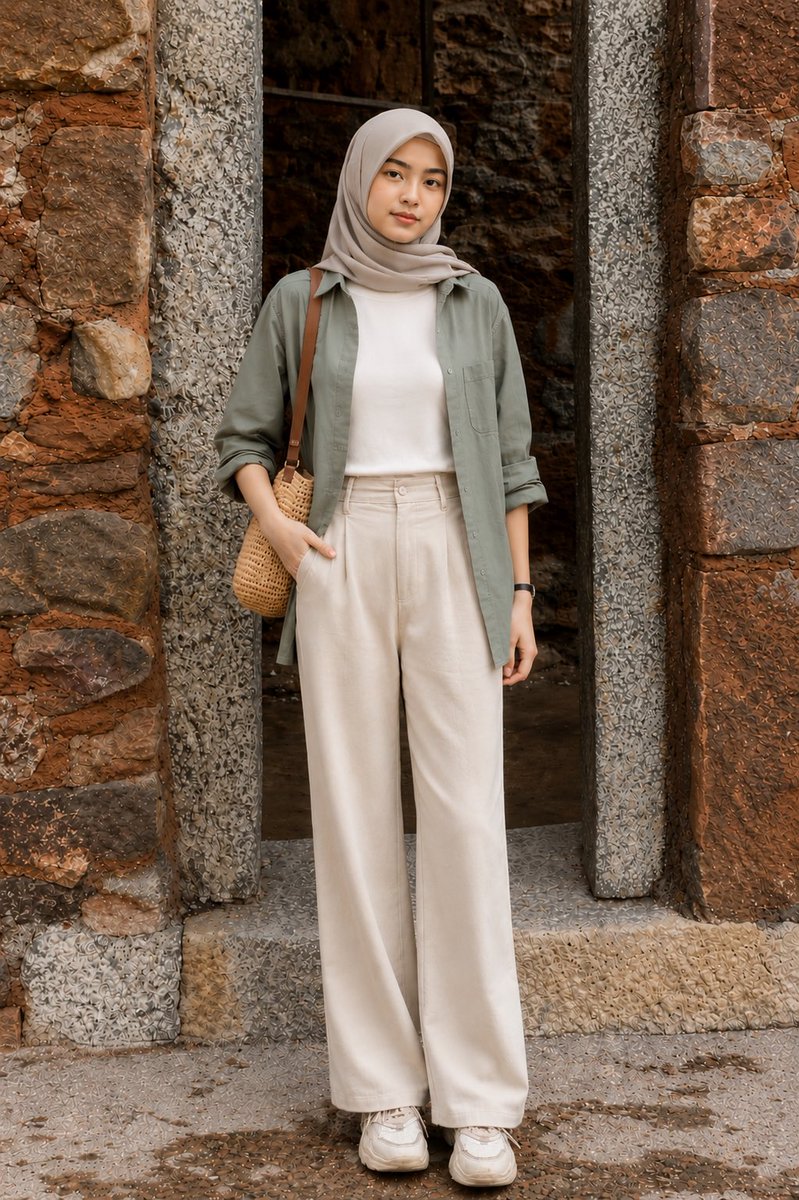 cleanlookdaily's tweet photo. cewe yang outfitnya paling calming biasanya emang nggak pake warna banyak-banyak

olive, cream, beige gini tuh bikin look nya langsung keliatan soft tanpa usaha keras

simple tapi tetep ada “presence” nya ✦ https://t.co/IzStbsWUAr