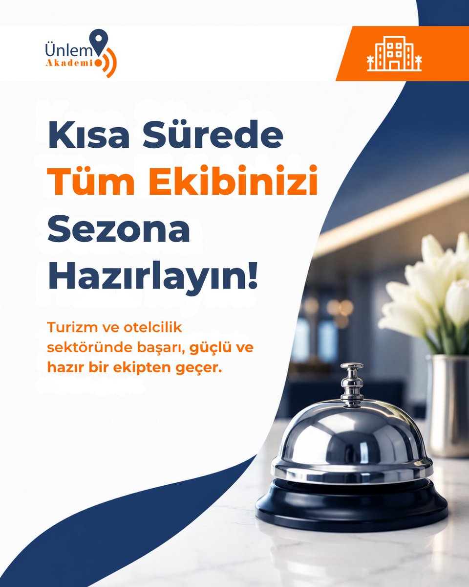 akademiunlem's tweet photo. Sezon kapıda!​
Hazırlıklar tamam mı?​
Doğru eğitim ve güçlü ekip ile fark yaratmak sandığınızdan daha kolay.​
Şimdi Turizm Otelcilik Eğitimimize katılın sezona hazır girin!

#ünlemakademi #akademi #sezon #turizm #turizmveotelcilik https://t.co/0oZsQ4q3zx