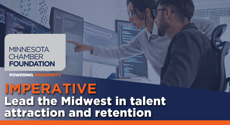 MN_Chamber's tweet photo. Lead the Midwest in talent attraction and retention: Building an attraction strategy around the drivers of migration, including housing, costs, education and access to opportunity.

• Expand housing supply to support population growth.

• Evaluate tax policy’s impact on migration.

• Leverage higher education to attract and retain young talent.

• Strengthen legal immigration pathways and integration efforts.

https://t.co/P4qWISPwcR
