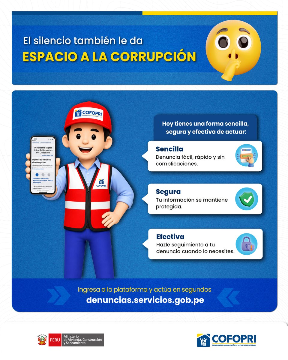 Cofopri tweet media
