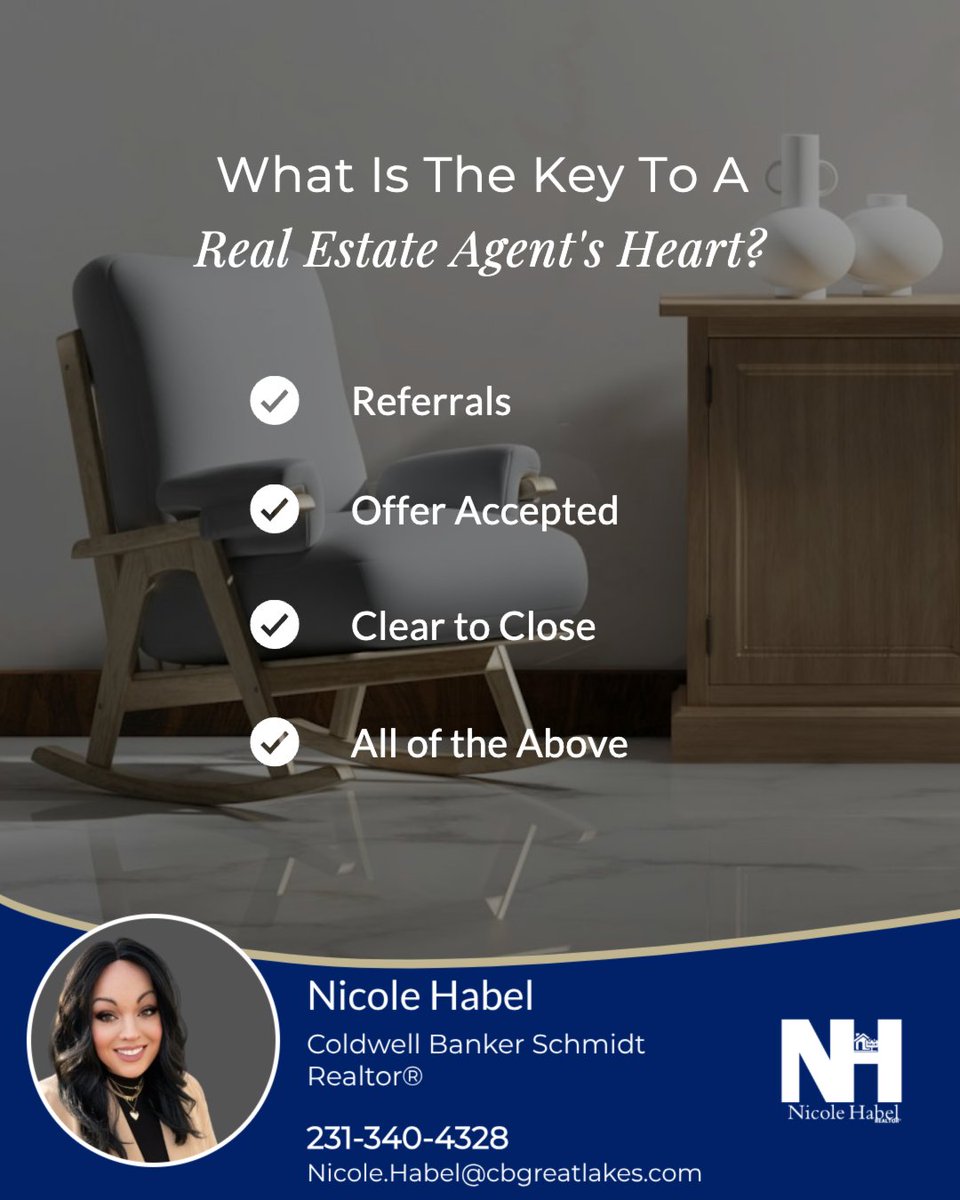 Nicole4Sold's tweet photo. Every step of the process—from trust and referrals to accepted offers and getting to the closing table—represents something meaningful. It’s not just about the transaction; it’s about helping people reach major milestones and life goals.

#NicoleHabelRealtor #NicoleSellsNoMI https://t.co/FbmJEdHQve