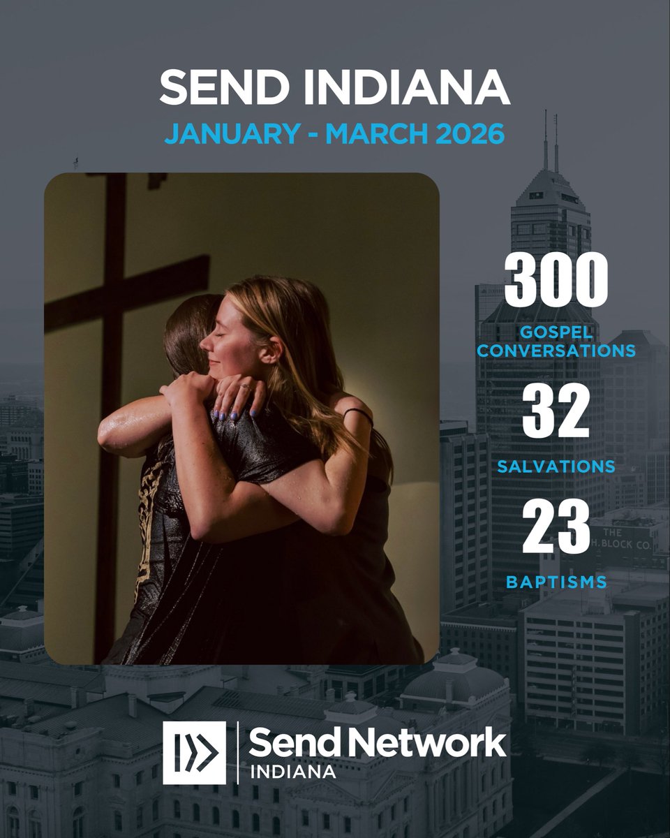SendIndiana's tweet photo. Indiana is being transformed by the Gospel!

All across our state, God is at work through our church planters who are showing up faithfully, and the fruit is undeniable. 

Let’s praise God for His activity and pray for more opportunities! 🙏

#sendnetwork #indiana https://t.co/xjzzlZvHUP