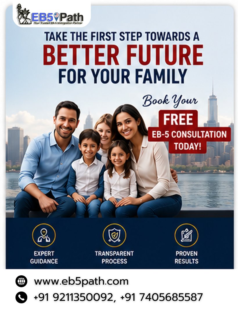 EB5Path's tweet photo. 𝐓𝐚𝐤𝐞 𝐭𝐡𝐞 𝐅𝐢𝐫𝐬𝐭 𝐒𝐭𝐞𝐩 𝐓𝐨𝐰𝐚𝐫𝐝𝐬 𝐚 #𝐁𝐞𝐭𝐭𝐞𝐫𝐅𝐮𝐭𝐮𝐫𝐞 𝐟𝐨𝐫 𝐘𝐨𝐮𝐫 𝐅𝐚𝐦𝐢𝐥𝐲.
The future you dream about for your #children and family can begin today.
With the #EB5Visa Program, you can explore a pathway to:
🌐 https://t.co/VW1lRG790L https://t.co/oQtLNZXIQZ