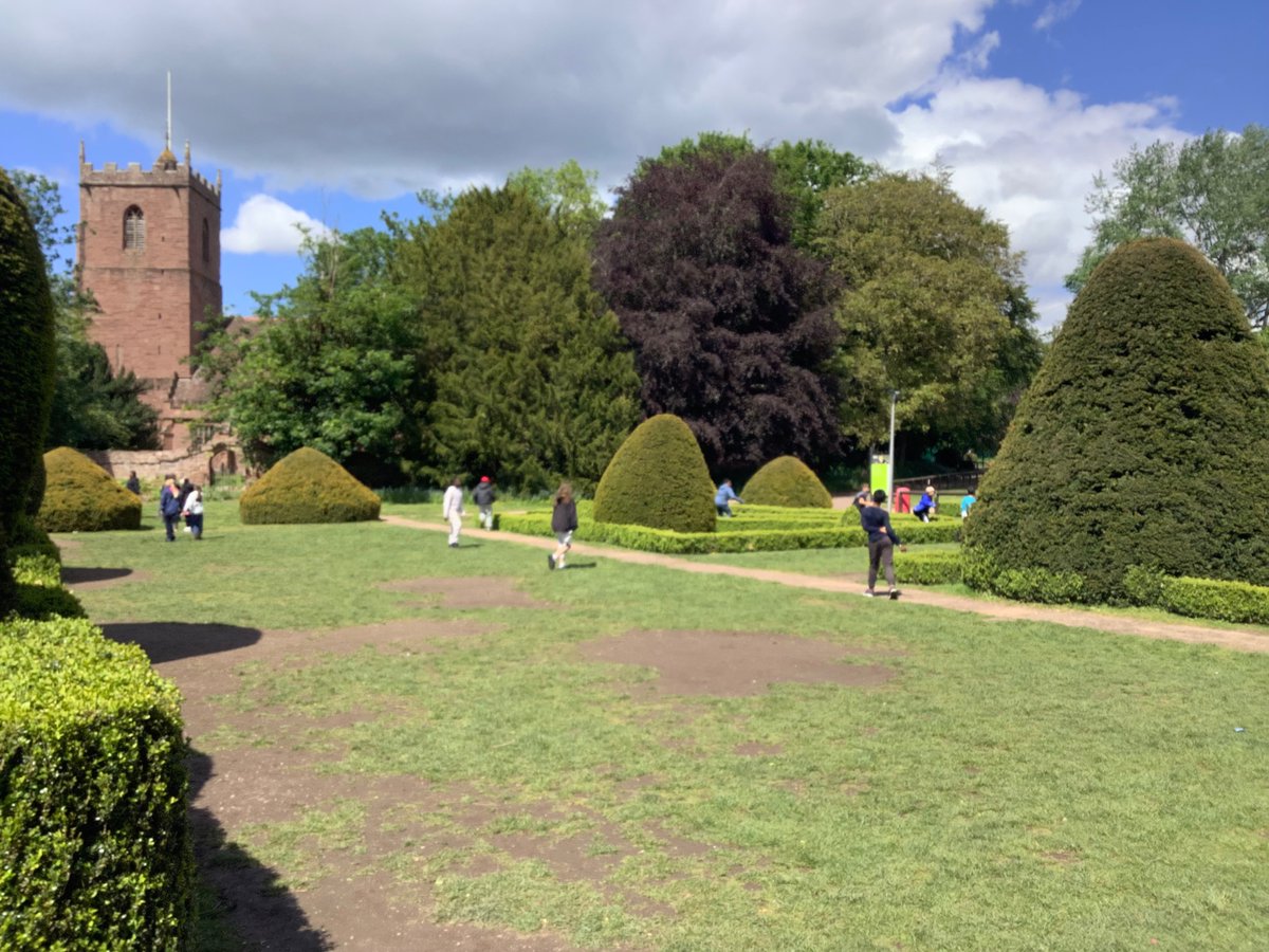 SSPP_Primary's tweet photo. After a long, but issue free journey, Year 6 had their lunch and a good run around. A sight tour has taken place and we are shortly heading to our first activities. Abseiling for some and Lazer Maze for others #SSPP #Condover2026 https://t.co/FyiIuLJxoG