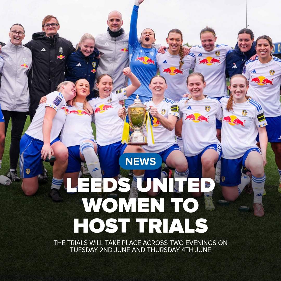 LUFCwomen's tweet photo. 📅 #LUFCW are holding trials for the 2026/27 season on Tuesday 2nd June and Thursday 4th June at our Thorp Arch training ground