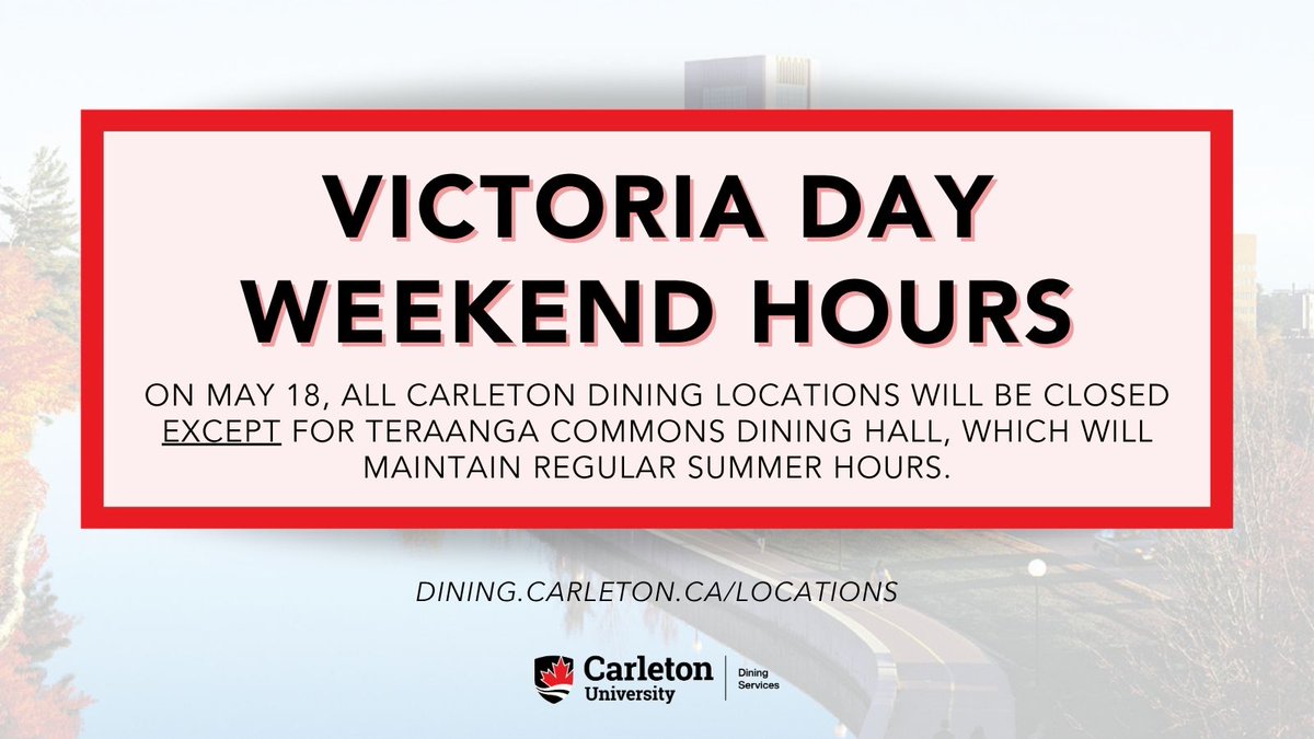 Carleton University Dining Services tweet media
