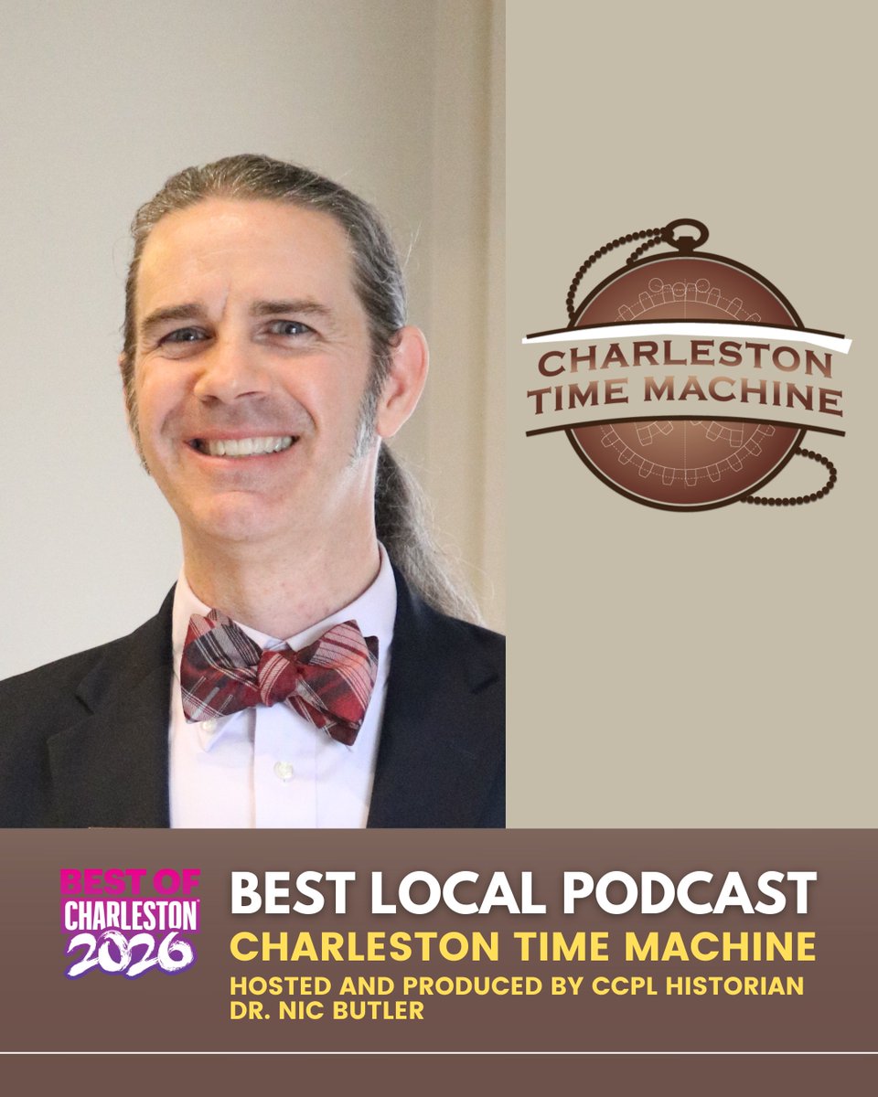ChasCoLibrary's tweet photo. We’re honored to be awarded with three Best of Charleston Awards from the @ChasCityPaper! Thank you for supporting your local library and our staff, we appreciate you!!! 💚  

🏆 Best Place to Work
🏆 Best Local Podcast | Charleston Time Machine
🏆 Best Library | Main Library https://t.co/OR1UwNSILf