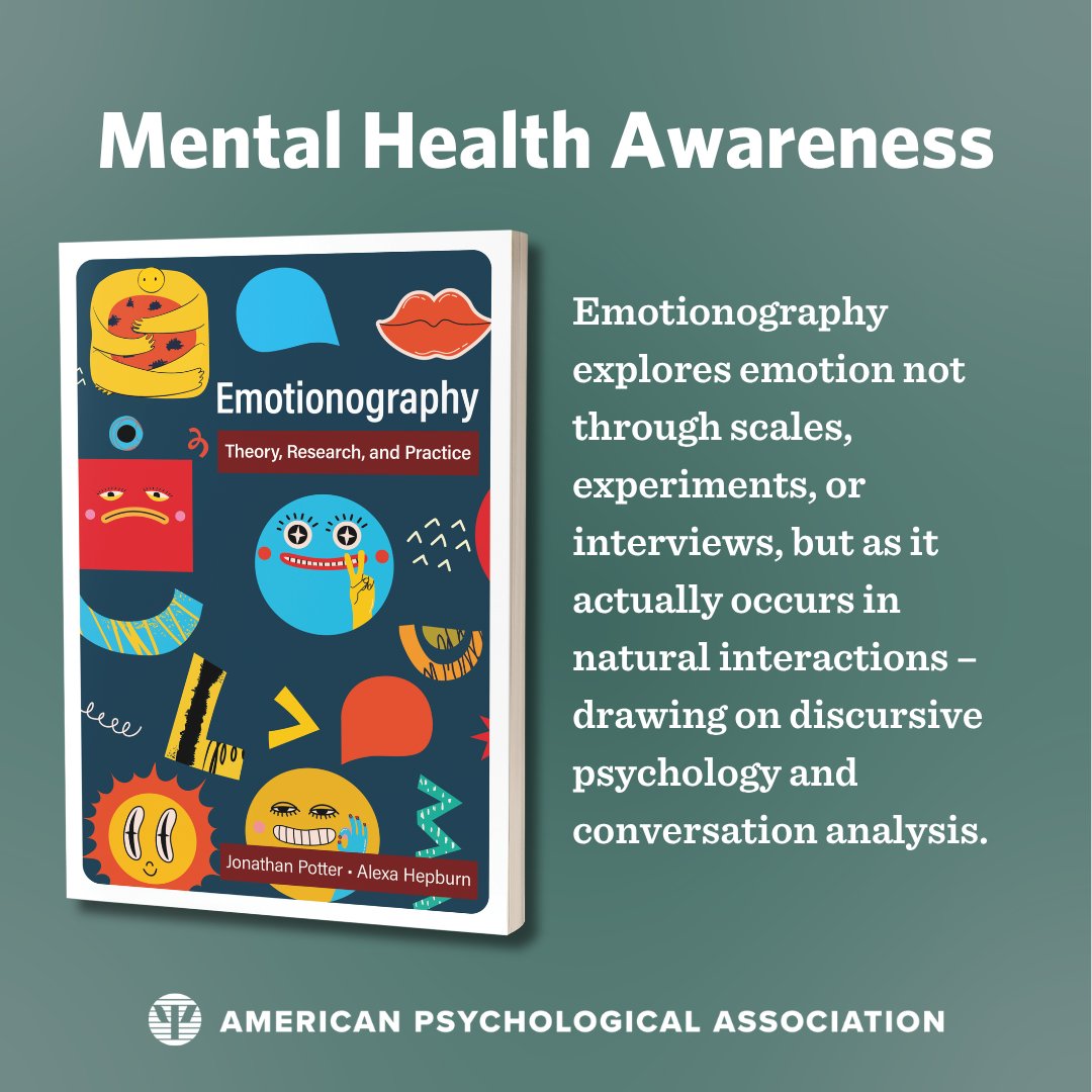 APA_Books's tweet photo. For Mental Health Awareness Month, here are a few books to help clients take care their mental health all month long.

Order now! Use APABOOKS20 to save 20% + free US shipping.
👉 https://t.co/OcX2TGT5Ya 

#mentalhealthawarenessmonth #mindfulness #psychology #therapy https://t.co/5Iaw4YN9on