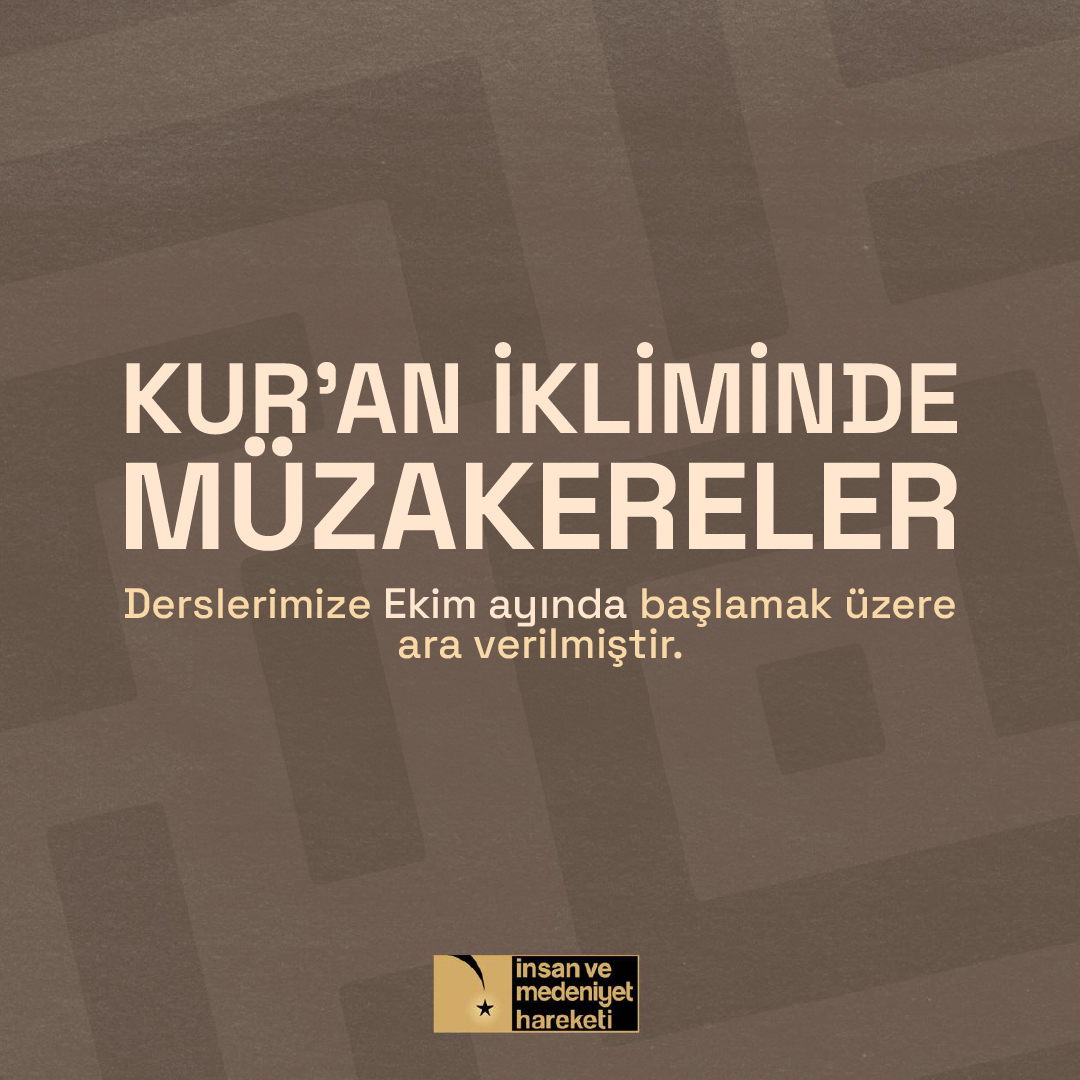 insanmedeniyet's tweet photo. 19. yılını tamamlayan "Kur'an İkliminde Müzakereler" tefsir dersimizde bir dönemin daha sonuna geldik.

Derslerimize, Ekim 2026'dan itibaren kaldığımız yerden devam edilecektir. https://t.co/bMdzzUYfgn