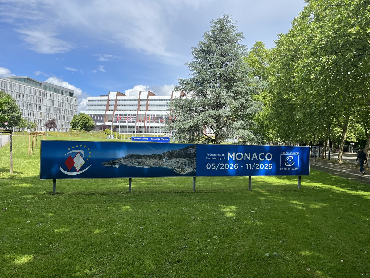 MCOatCoE's tweet photo. 🇲🇨 🔴Top départ de la Présidence monégasque du Comité des Ministres du @coe 

Pour les six prochains mois,🇲🇨assurera la présidence de l’organe décisionnel du @coe

Rendez-vous durant les prochains mois pour suivre les temps forts de cette Présidence
🇲🇨🇪🇺
@IBerroAmadei @GovMonaco https://t.co/4gkOlZV9gC