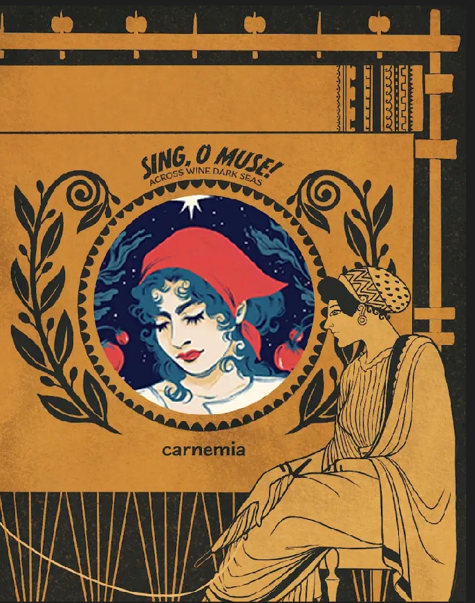 Carnemiamia's tweet photo. I will be contributing to

SING, O’ MUSE! 
Across the Wine Dark Seas,

A Greek mythology zine 🏺That follows Homer’s Iliad and The Odyssey, depicted by a range of artists 👨‍🎨

Beautiful graphic made by Michael Bucci 🏛

https://t.co/8IhGHVyRPt https://t.co/Zvg6zByfWs