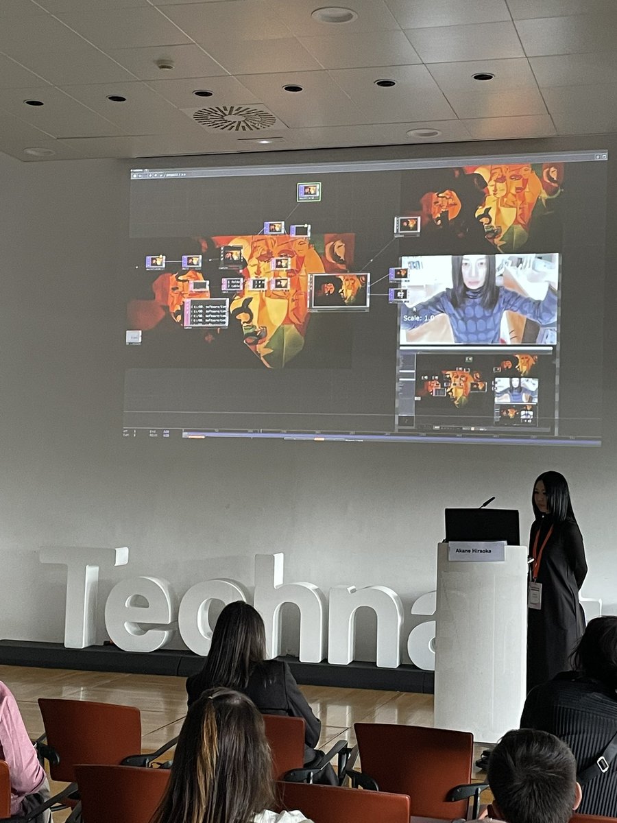Technarte's tweet photo. 🧠 Akane Hiraoka’s practice explores how presence and interaction shape digital environments in real time.

Her installations behave like adaptive systems — they react, shift and evolve depending on human behaviour. Nothing stays still 👾⚡ https://t.co/ng5sJlLoJs