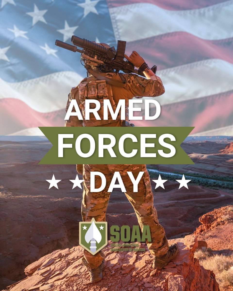 SOAAorg's tweet photo. This weekend, we celebrate all branches of our military: the Army, Navy, Air Force, Marines, Coast Guard, and Space Force. Thank you to every service member who stands ready to defend our nation. We are grateful for your service. https://t.co/qyEw0lJ90k