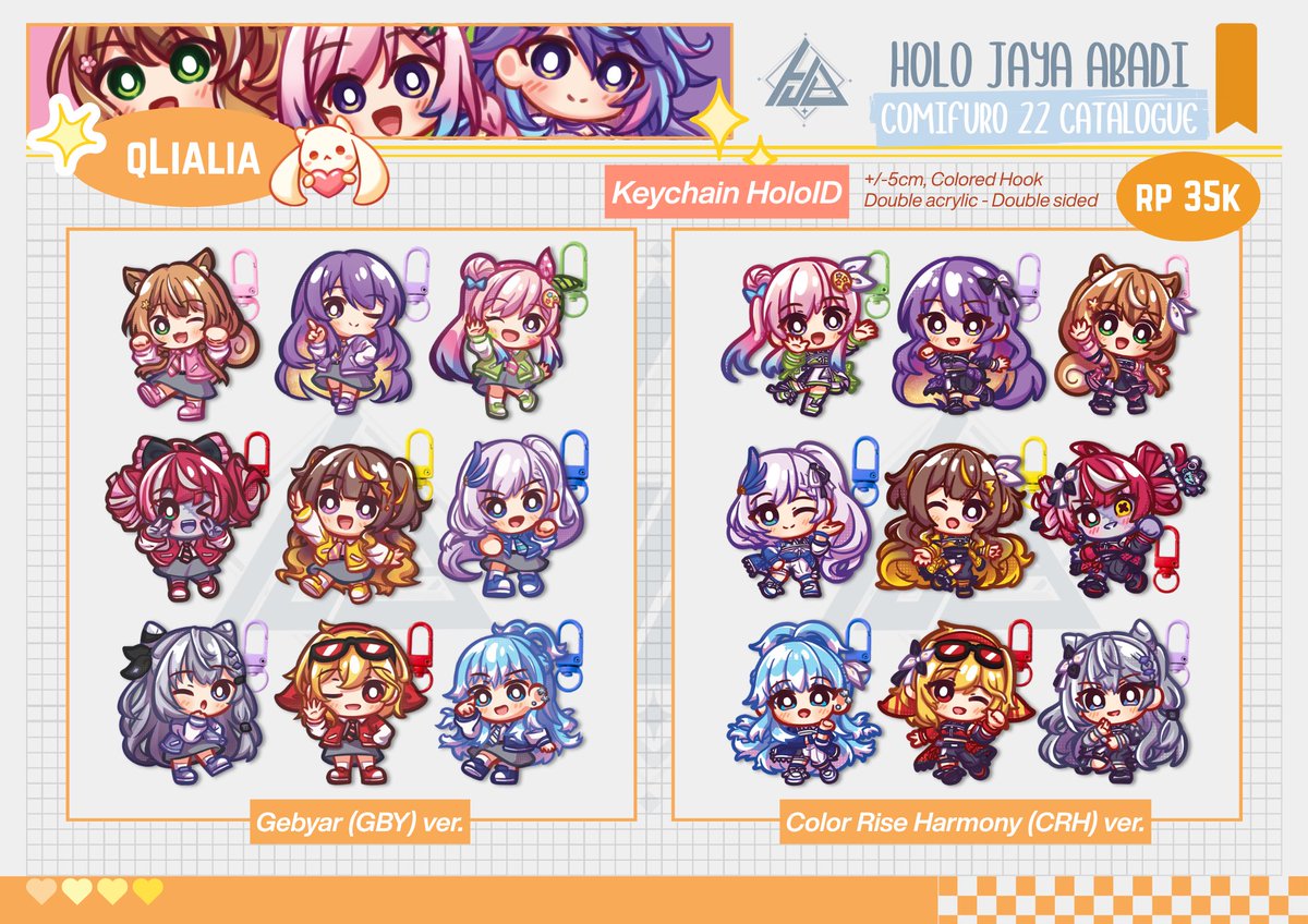 qLialia's tweet photo. QLIALIA FULL #CF22 CATALOGUE @HoloJayaAbadi UYEEEYI!!
📍Holo Jaya Abadi @ AC22-23
📆CF22 Both Days
🌿NEW ITEMS: Iollie, Sora, Azki, Mio

Freebies available too!! See You! https://t.co/Ql1Pr3blH1
