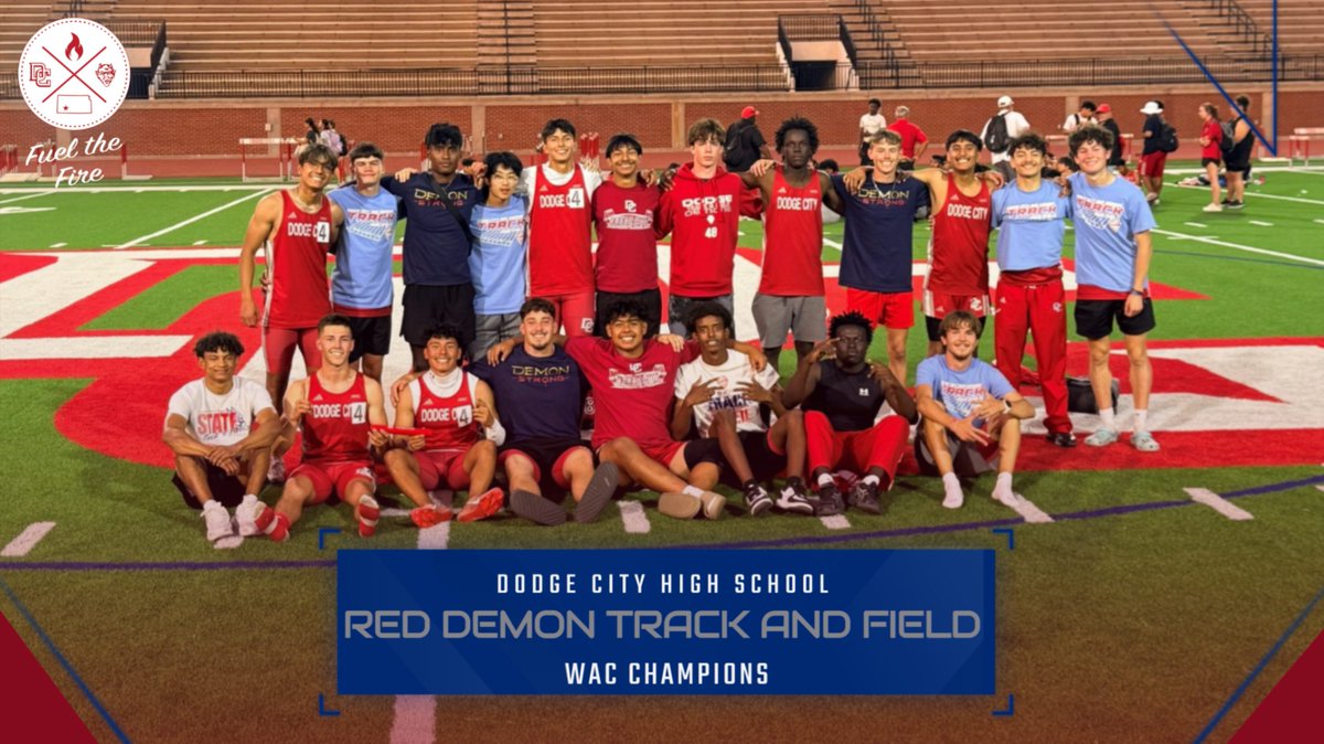 RedDemonSports's tweet photo. Congratulations to Red Demon Track and Field team on winning the Western Athletic Conference, as it came down to a gold medal performance in the 4X400 at the end of the meet.  #FueltheFire https://t.co/lCD1PnFme3