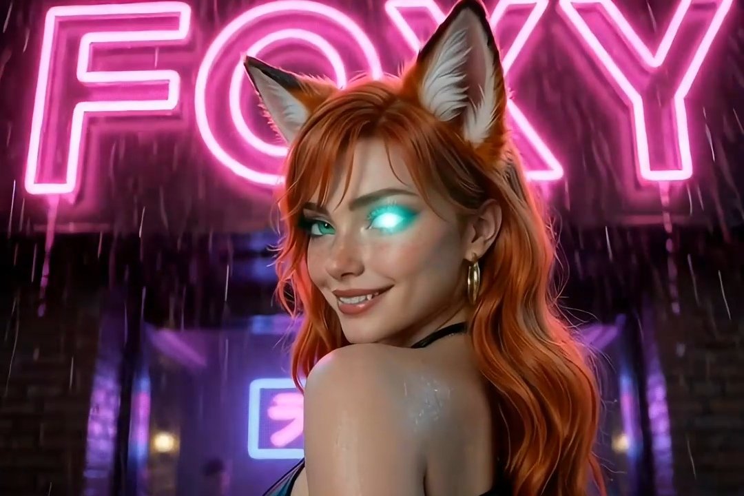 AImostReal's tweet photo. Foxey Lady just took over the club π₯π¦β¨ πβ¬οΈπΆ
Giselle serving full vixen realness β copper hair flowing, emerald eyes glowing, that fluffy tail swaying, and the crowd going feral.
Whoβs buying this fox a drink? πΈ QT your Friday Fox
#Giselle #FridayFox #FoxyFriday #Friyay https://t.co/GUOadTOiyz