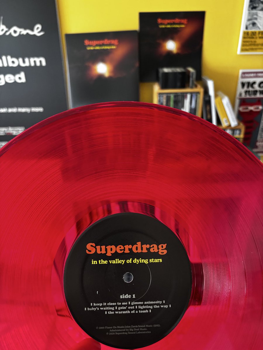 JonathanWood's tweet photo. “Rock rarely gets this good.” ⭐ 

🎸 🥁 🎤 ⭐ 

Superdrag; In The Valley Of Dying Stars, 2000 / 2020.

⭐  @superdrag_sound #nowplaying #vinyl #Superdrag https://t.co/I4PzCiwQ7o