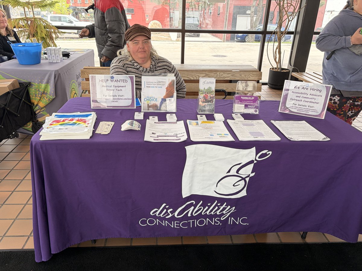 xAbilityConnect's tweet photo. JATA Transit Week, with Sheri from disAbility Connections at our table earlier this week!

#JATATransitWeek2026 https://t.co/xao8SaM1D6